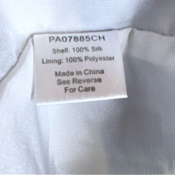 Parker Silk Cutout Rainbow Mini Dress Leather Contrast Tank Colorful Summer M - Picture 13 of 13